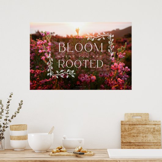Erica Range Poster - Bloom wo Sie gewurzelt sind (Küche)