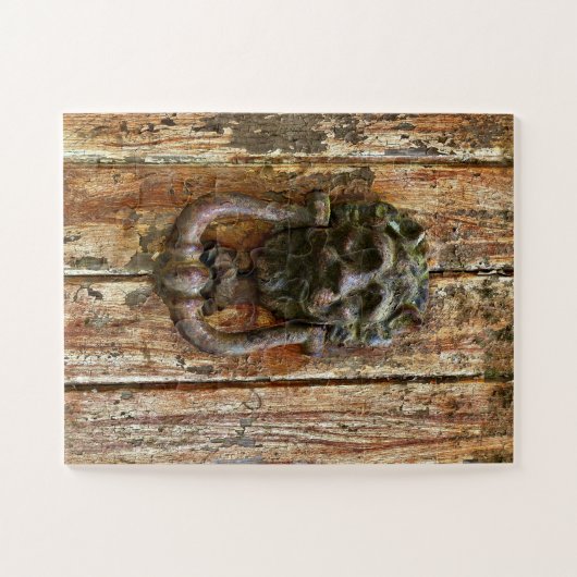 Erice Lion Knocker | Sicily's Medieval Grit Puzzle (Horizontal)