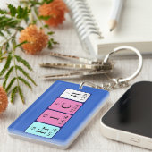 Erich Periodenschlüsselring Schlüsselanhänger (Vorderseite rechts)