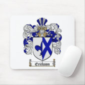 ERICKSON-FAMILIENWAPPEN - ERICKSON-WAPPEN MOUSEPAD (Mit Mouse)