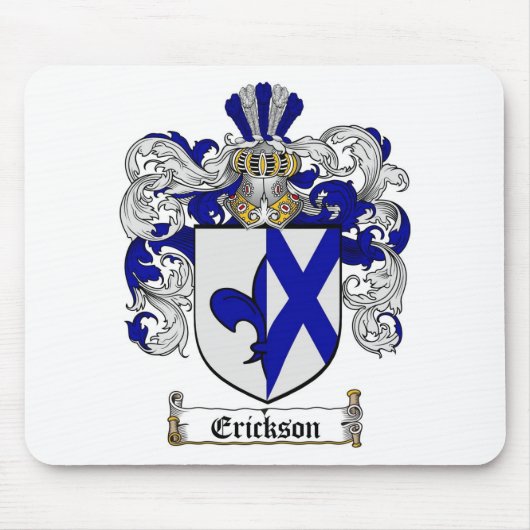 ERICKSON-FAMILIENWAPPEN - ERICKSON-WAPPEN MOUSEPAD (Vorne)