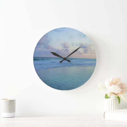 Eric's Blue Tide Große Wanduhr (Zuhause)