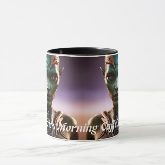 Eric's Personalisiert anpassbares Koffein am Morge Tasse (Zentrum)