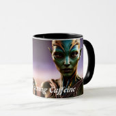 Eric's Personalisiert anpassbares Koffein am Morge Tasse (VorderseiteRechts)