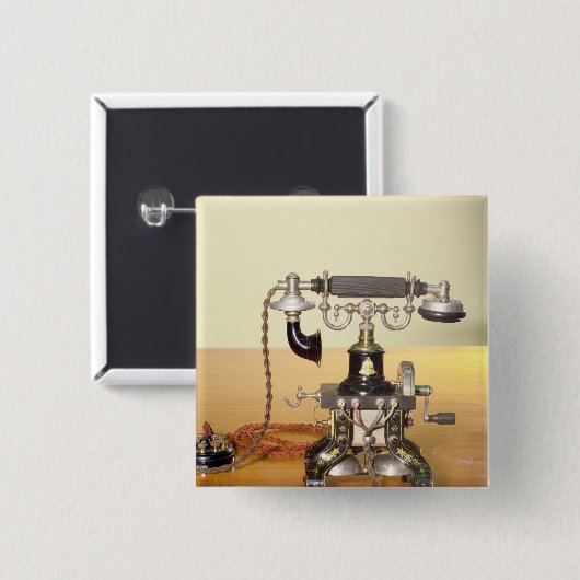 Ericsson telefonieren, 1890 button (Vorne & Hinten)