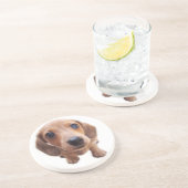 Eridox Dackelrot dapple Welpe Jilorra Untersetzer (Seite)