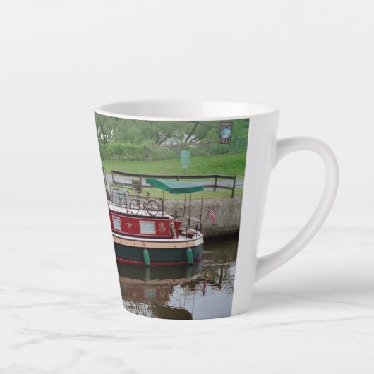 Erie Canal Boot verspätete Tasse (Rechts)