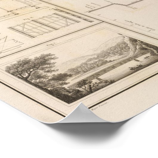 Erie Canal Poster (Ecke)