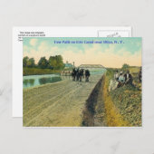 Erie Canal Tow Path Postcard Postkarte (Vorne/Hinten)