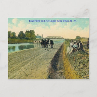 Erie Canal Tow Path Postcard Postkarte