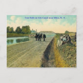 Erie Canal Tow Path Postcard Postkarte (Vorderseite)