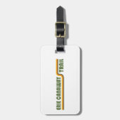 Erie Canalway Trail Gepäckanhänger (Vorderseite vertikal)