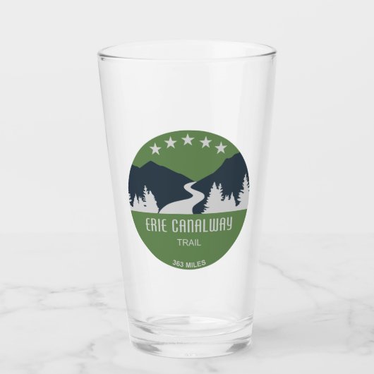 Erie Canalway Trail Glas (Vorderseite)
