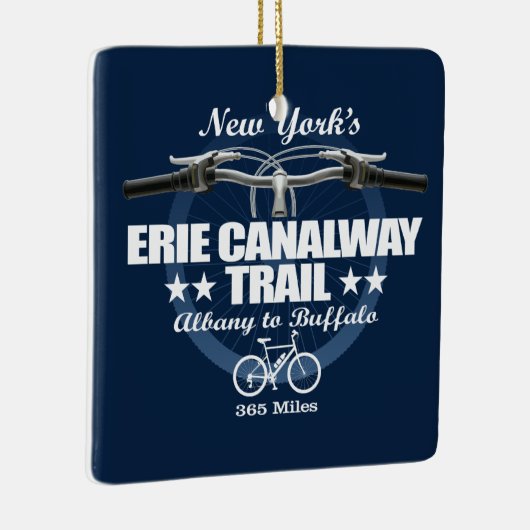 Erie Canalway Trail (H2) Keramikornament (Rechts)
