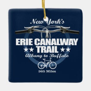 Erie Canalway Trail (H2) Keramikornament