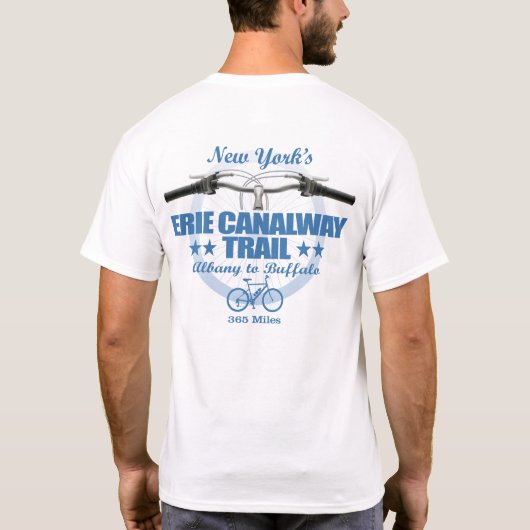 Erie Canalway Trail (H2) T-Shirt (Rückseite)