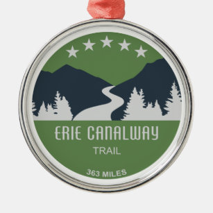 Erie Canalway Trail Ornament Aus Metall