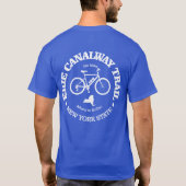 Erie Canalway Trail (Radfahren) T-Shirt (Rückseite)