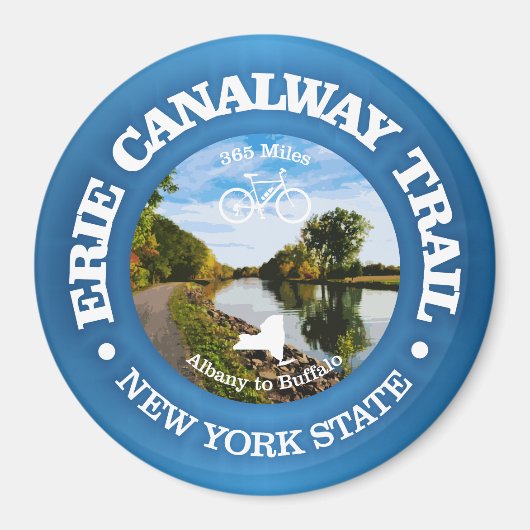 Erie Canalway Trail (Radweg c) Magnet (Vorne)