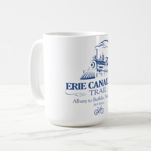 Erie Canalway Trail (RT) Kaffeetasse (Vorderseite Links)