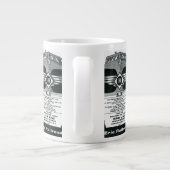 Erie-Eisenbahn-Vorstadtzeitplan-Abdeckung 1958 Jumbo-Tasse (Rückseite)