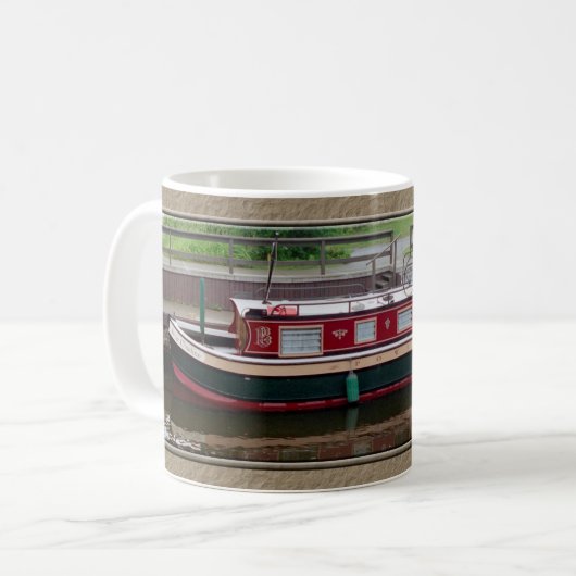Erie-Kanal-Tasse Kaffeetasse (Vorderseite Links)