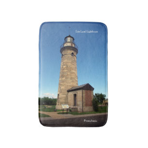 Erie Land Lighthouse bathmat Badematte