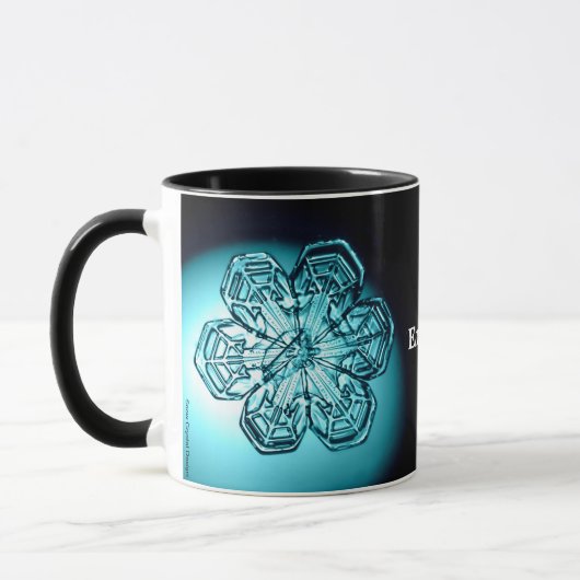 Erie PA I Liebe Custom City Winters Snowflake Tass Tasse (Links)