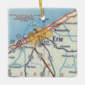Erie PA Keramikornament (Vorderseite)