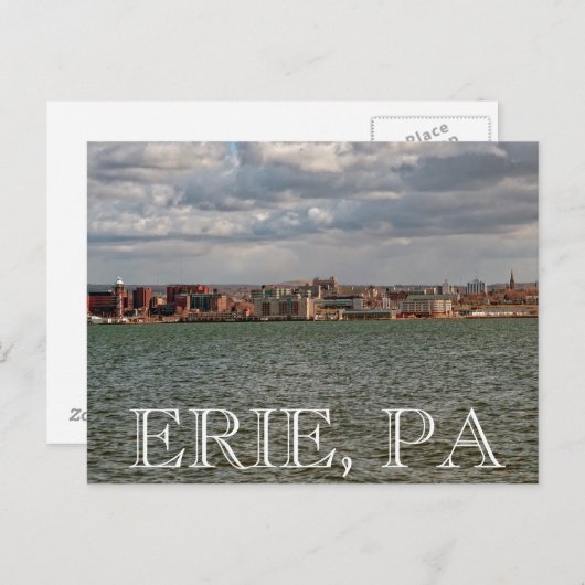 Erie PA Postkarte (Vorne/Hinten)