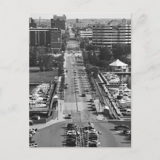 "Erie, Pa. Street View" Postkarte (Vorderseite)