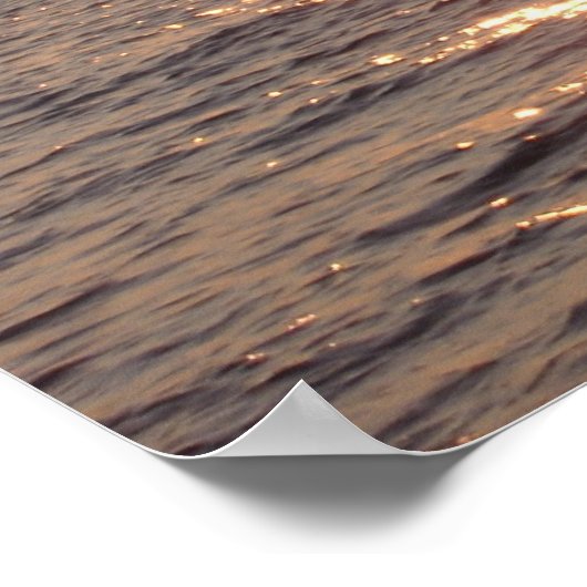 Erie PA Sunset Poster (Ecke)