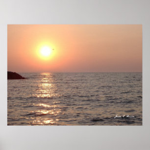 Erie PA Sunset Poster