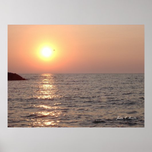 Erie PA Sunset Poster (Vorne)