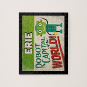 Erie Pennsylvania Robot - Funny Vintag Puzzle (Vertikal)