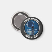 Erie Pennsylvania Total Solar Eclipse April 2024 Magnet (Vorderseite/Rückseite)