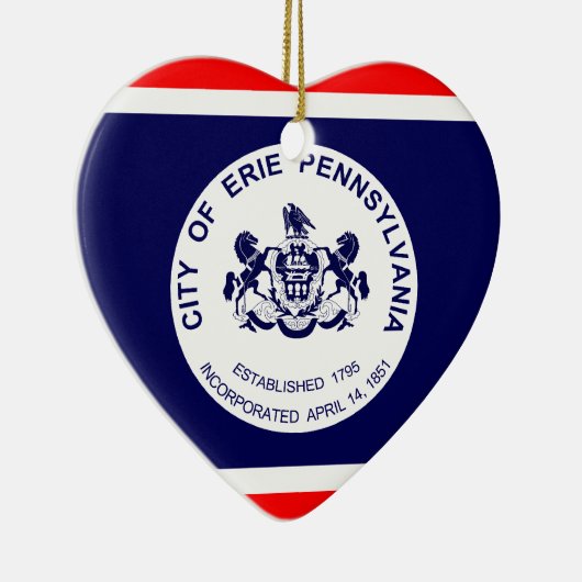 Erie, Pennsylvania, Vereinigte Staaten Keramikornament (Rechts)