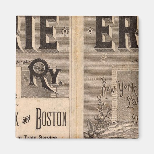 Erie Railway Magnet (Vorne)