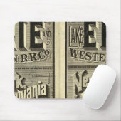Erie- und Western-Bahn Mousepad (Mit Mouse)