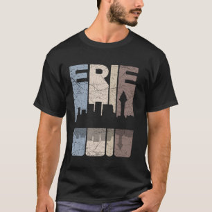 Erie Vintage Erie Pennsylvania Retro Erie Skyline  T-Shirt