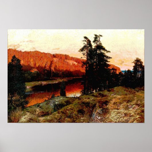 Erik Abrahamsson - Abend Sun At Farsvik (modifie Poster (Vorne)