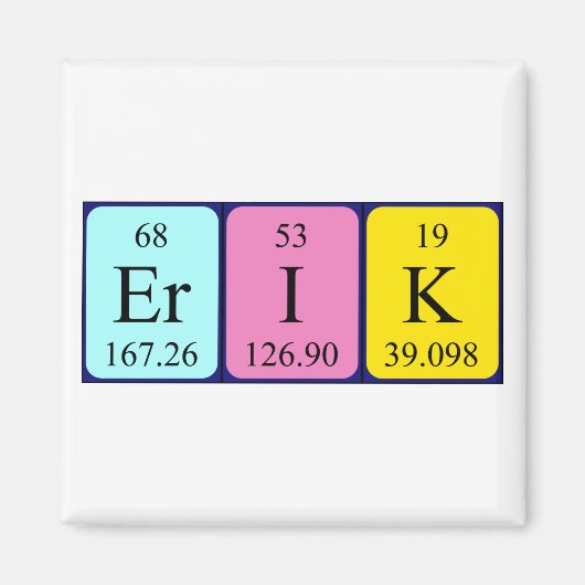 Erik Periodenmagnet Magnet (Vorne)