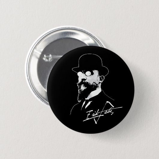 Erik Satie Button (Vorne & Hinten)