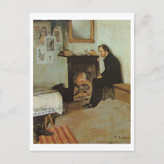 Erik Satie Postkarte (Vorderseite)