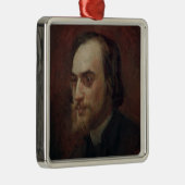 Erik Satie Silbernes Ornament (Rechts)