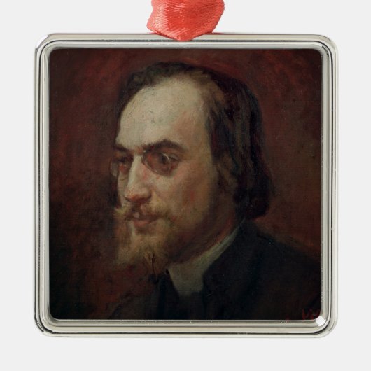 Erik Satie Silbernes Ornament (Vorne)