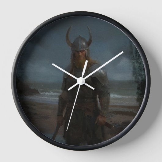 Erik the Red Viking Hero Uhr (Vorderseite)