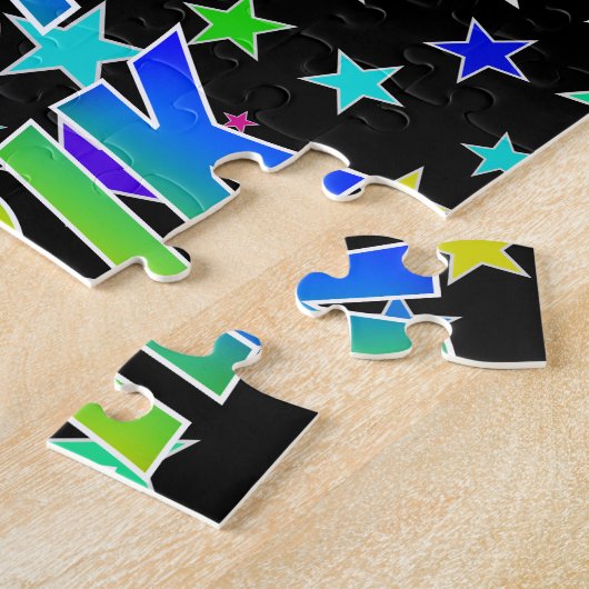 ‚ERIK‘ Vorname, Fun ‚HAPPY BIRTHDAY‘ Puzzle (Seite)