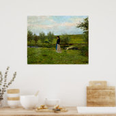 Erik Werenskiold Abend bei Pipping Poster (Küche)