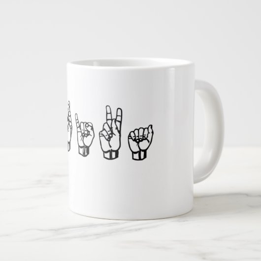 Erika ASL Tasse (Vorderseite Rechts)